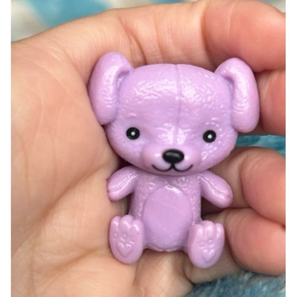Barbie Club Chelsea purple teddy bear figure toy